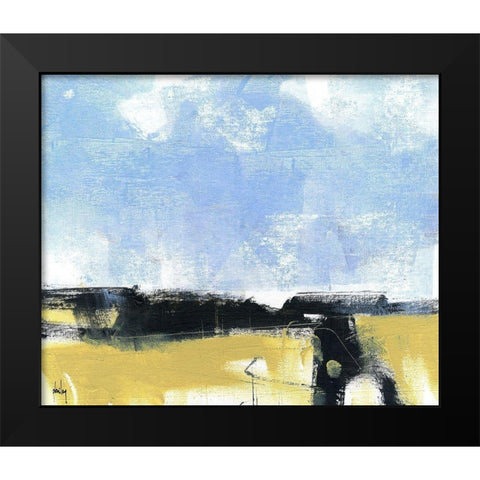 High Contrast Black Modern Wood Framed Art Print by Bailey, Paul