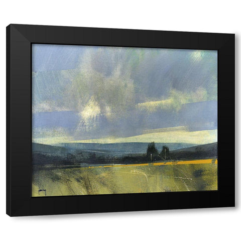 Llanerchi Black Modern Wood Framed Art Print with Double Matting by Bailey, Paul