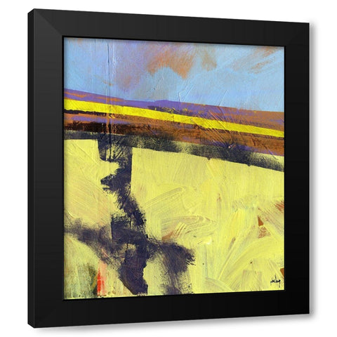 Upland Two Black Modern Wood Framed Art Print with Double Matting by Bailey, Paul