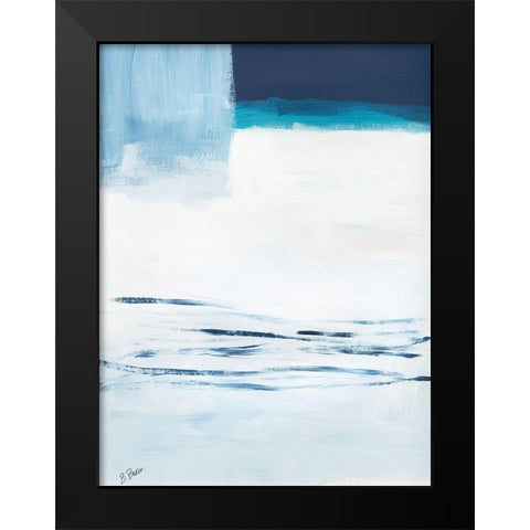 Urban Planning No. 2 Black Modern Wood Framed Art Print by Baker, Bronwyn