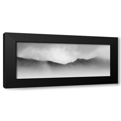 Smoky Mountain Mood Black Modern Wood Framed Art Print by Bell, Nicholas