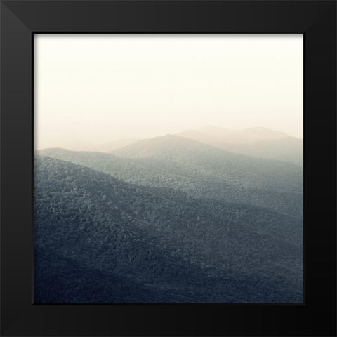 Sunrise, Smoky Mountains Black Modern Wood Framed Art Print by Bell, Nicholas