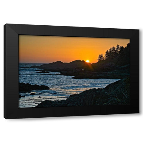 Last Peek Black Modern Wood Framed Art Print with Double Matting by Burdick, Chuck