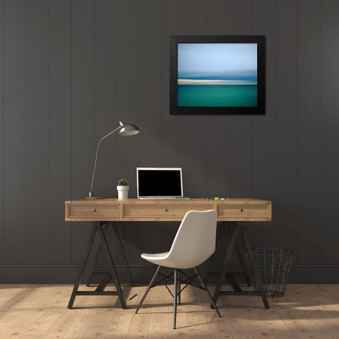Lake Superior Morning Black Modern Wood Framed Art Print by Becia, Jim