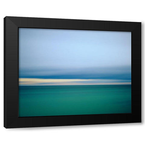 Lake Superior Morning Black Modern Wood Framed Art Print with Double Matting by Becia, Jim