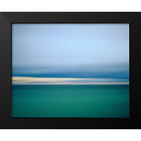 Lake Superior Morning Black Modern Wood Framed Art Print by Becia, Jim