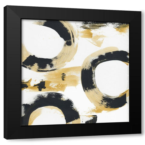 Predicated 1 Black Modern Wood Framed Art Print by Baker, Bronwyn
