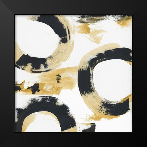 Predicated 1 Black Modern Wood Framed Art Print by Baker, Bronwyn