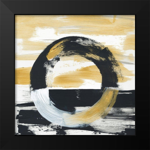 Preponderance 1 Black Modern Wood Framed Art Print by Baker, Bronwyn