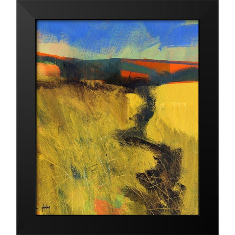 Upland 1 Black Modern Wood Framed Art Print by Bailey, Paul