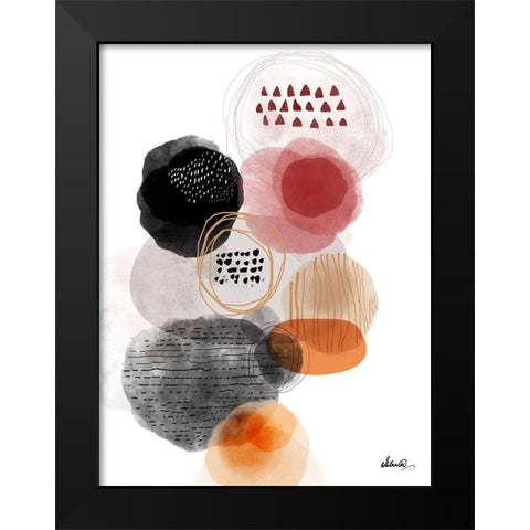 Forest Sunset Black Modern Wood Framed Art Print by Banerjee, Ishita