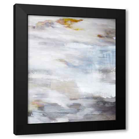 Number Nine 1 Black Modern Wood Framed Art Print by Bainbridge, Hope