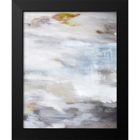 Number Nine 1 Black Modern Wood Framed Art Print by Bainbridge, Hope