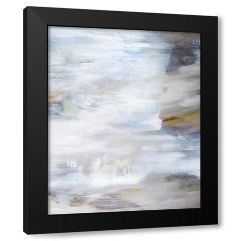 Number Nine 2 Black Modern Wood Framed Art Print with Double Matting by Bainbridge, Hope