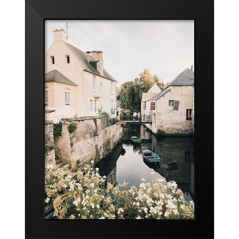 Bayeux Black Modern Wood Framed Art Print by Broadway, Krista
