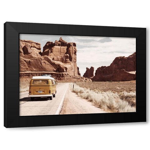 Hohokam Black Modern Wood Framed Art Print by Broadway, Krista