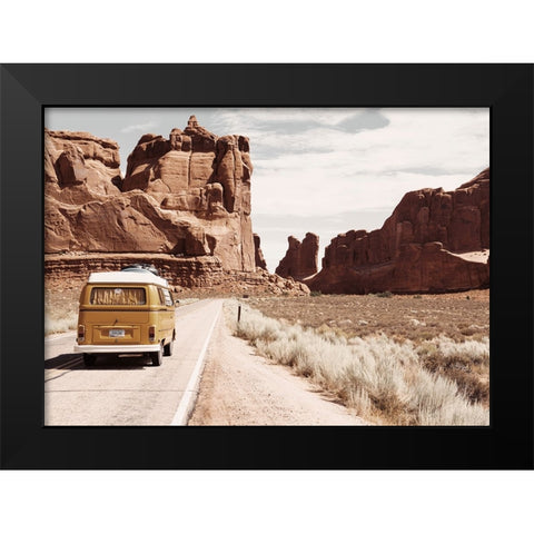 Hohokam Black Modern Wood Framed Art Print by Broadway, Krista
