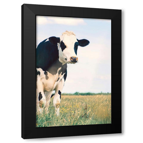 Kenton Black Modern Wood Framed Art Print with Double Matting by Broadway, Krista