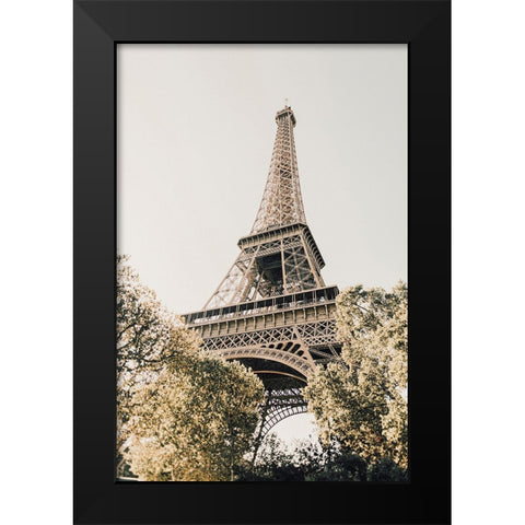 Paris Black Modern Wood Framed Art Print by Broadway, Krista
