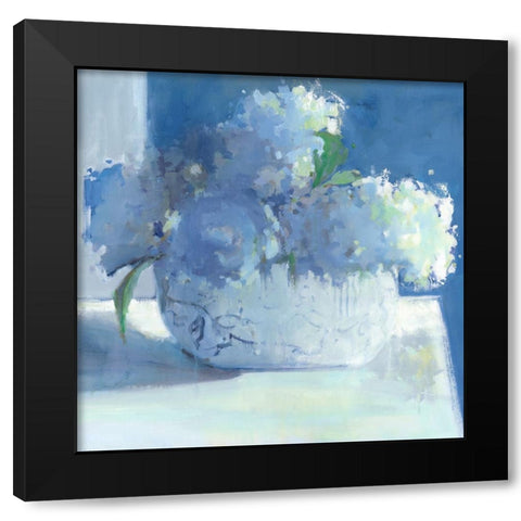 Blue Velvet Black Modern Wood Framed Art Print with Double Matting by Broaderick, Kathleen