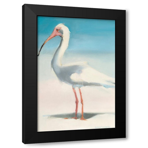 Boca Ibis Black Modern Wood Framed Art Print by Broaderick, Kathleen