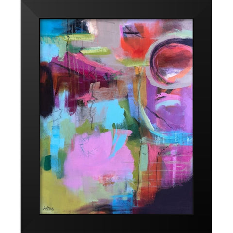 Sunrise Dreams Black Modern Wood Framed Art Print by Blackerby, Linda S.