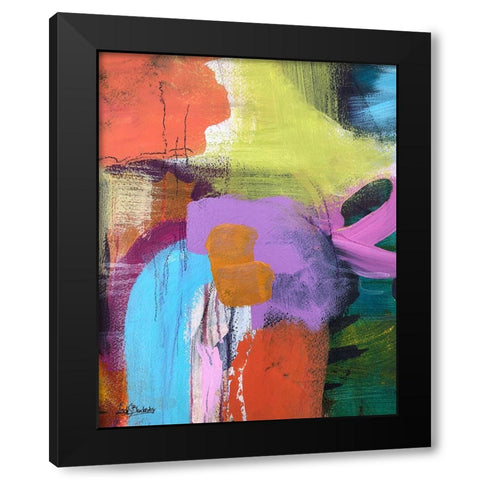 Suburban Eden 2 Black Modern Wood Framed Art Print with Double Matting by Blackerby, Linda S.
