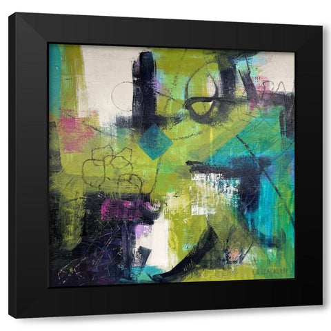 Summer Light Black Modern Wood Framed Art Print with Double Matting by Blackerby, Linda S.