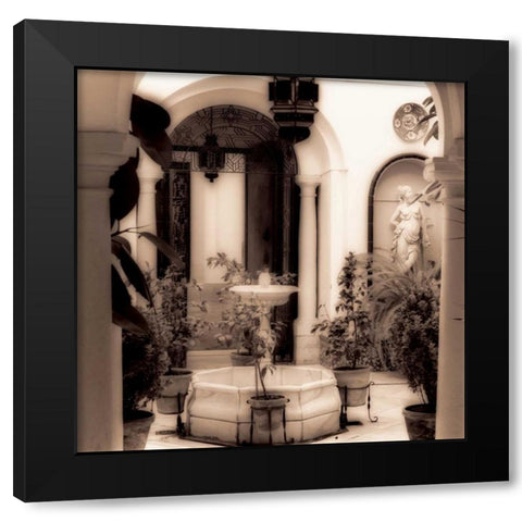 Cordoba Espana Black Modern Wood Framed Art Print with Double Matting by Blaustein, Alan