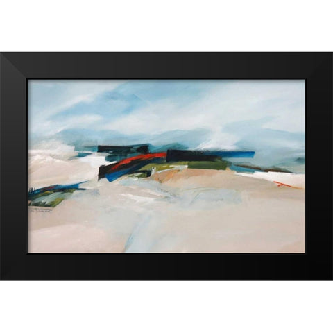 Coastal Barrier IV Black Modern Wood Framed Art Print by Crosby, William M.