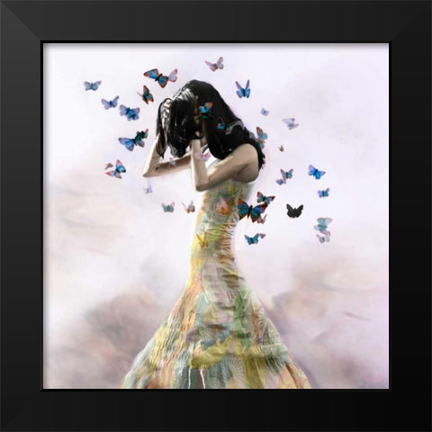 Fear the Worst Black Modern Wood Framed Art Print by Cuseo, Christopher