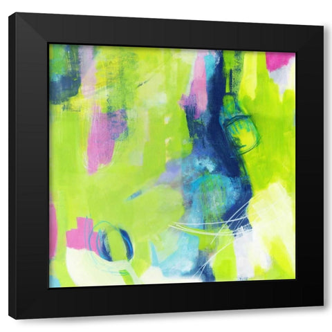 Nothing Just Is Black Modern Wood Framed Art Print with Double Matting by Coulson, Carolynne