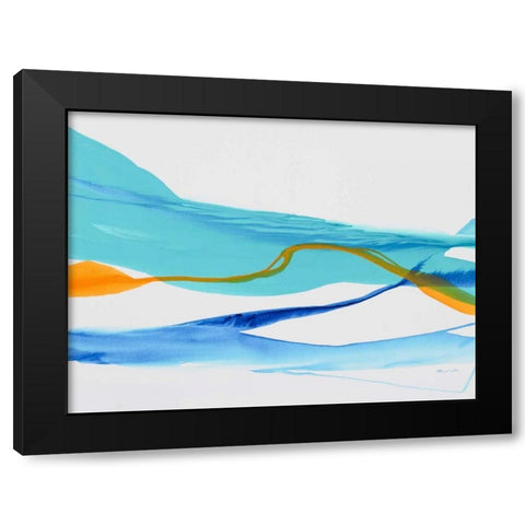 Near Cold Lake Black Modern Wood Framed Art Print by Coulter, Patricia