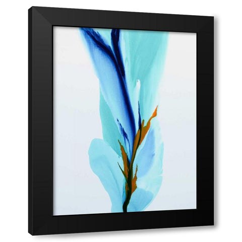 SpringÃ¢â‚¬â„¢s Calling Card Black Modern Wood Framed Art Print with Double Matting by Coulter, Patricia