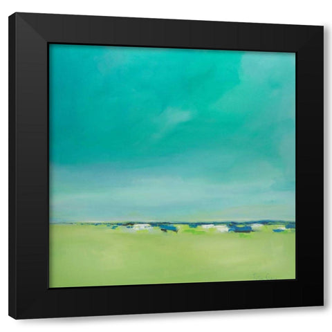 Free and Clear Black Modern Wood Framed Art Print by Crane, Peter