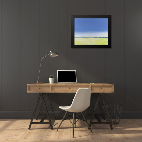 Quiet and Alone Black Modern Wood Framed Art Print by Crane, Peter
