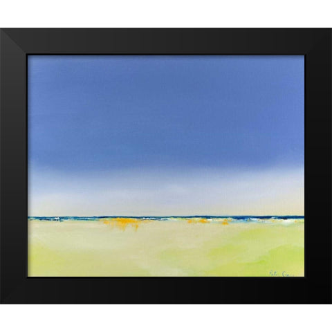 Quiet and Alone Black Modern Wood Framed Art Print by Crane, Peter