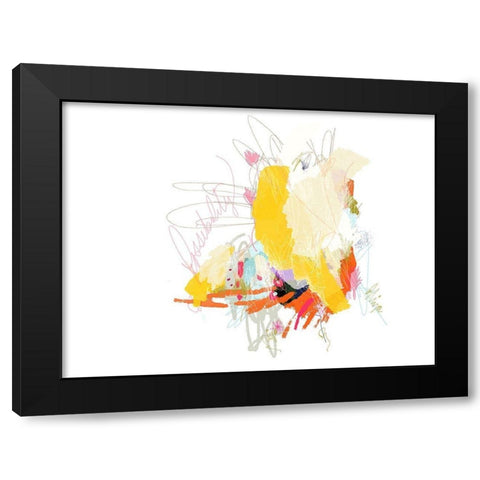 Possibility Black Modern Wood Framed Art Print by Christine, Niya