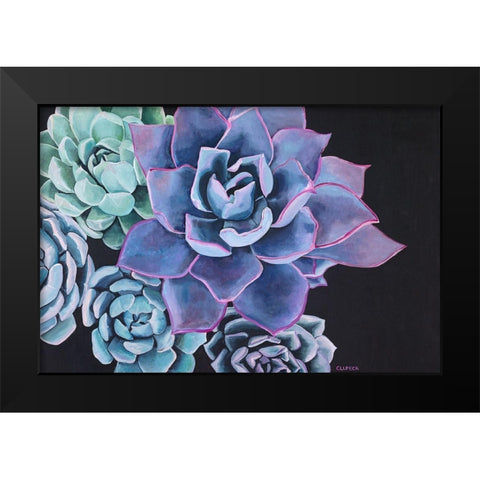 Abundance Black Modern Wood Framed Art Print by Clumeck, Alana