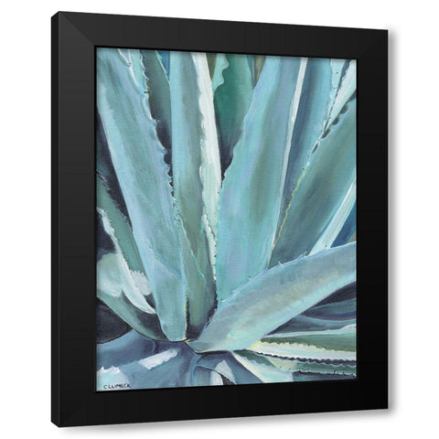 Blue Agave Black Modern Wood Framed Art Print by Clumeck, Alana