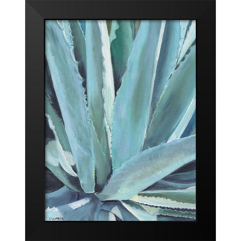 Blue Agave Black Modern Wood Framed Art Print by Clumeck, Alana