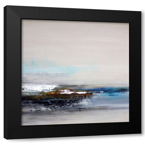Confluence Black Modern Wood Framed Art Print with Double Matting by Cordes, Susan