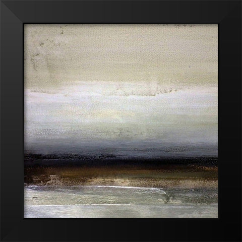 Foreshore Black Modern Wood Framed Art Print by Cordes, Susan