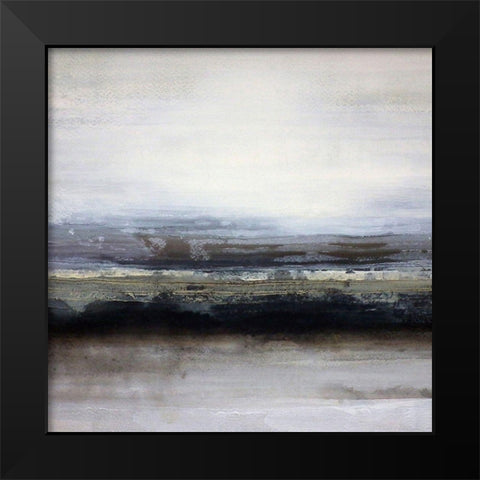 Isthmus Black Modern Wood Framed Art Print by Cordes, Susan