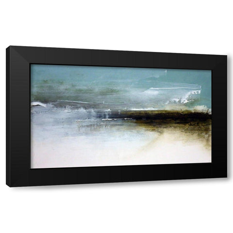 Sea Drift Black Modern Wood Framed Art Print by Cordes, Susan