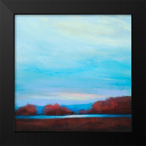 River Lighter Black Modern Wood Framed Art Print by Caldwell, Carolyn