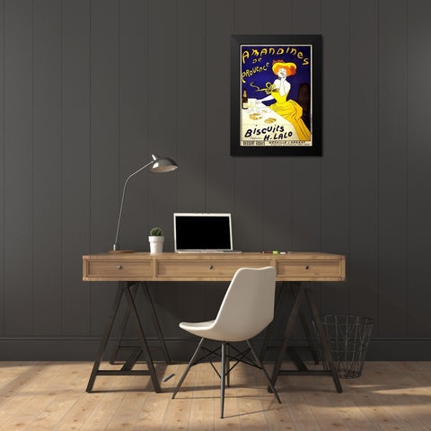 Amandines de Provence, 1900 Black Modern Wood Framed Art Print by Cappiello, Leonetto