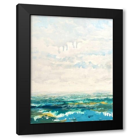 Changing Tides Black Modern Wood Framed Art Print with Double Matting by Cormany, Claire