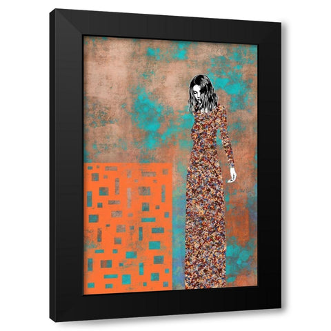 La Entrada Black Modern Wood Framed Art Print by Cacho, Jose