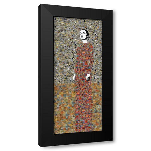 La Liberacion del Pasado Black Modern Wood Framed Art Print with Double Matting by Cacho, Jose